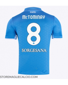 SSC Napoli Scott McTominay #8 Maglia Gara Casa Repliche 2024-25